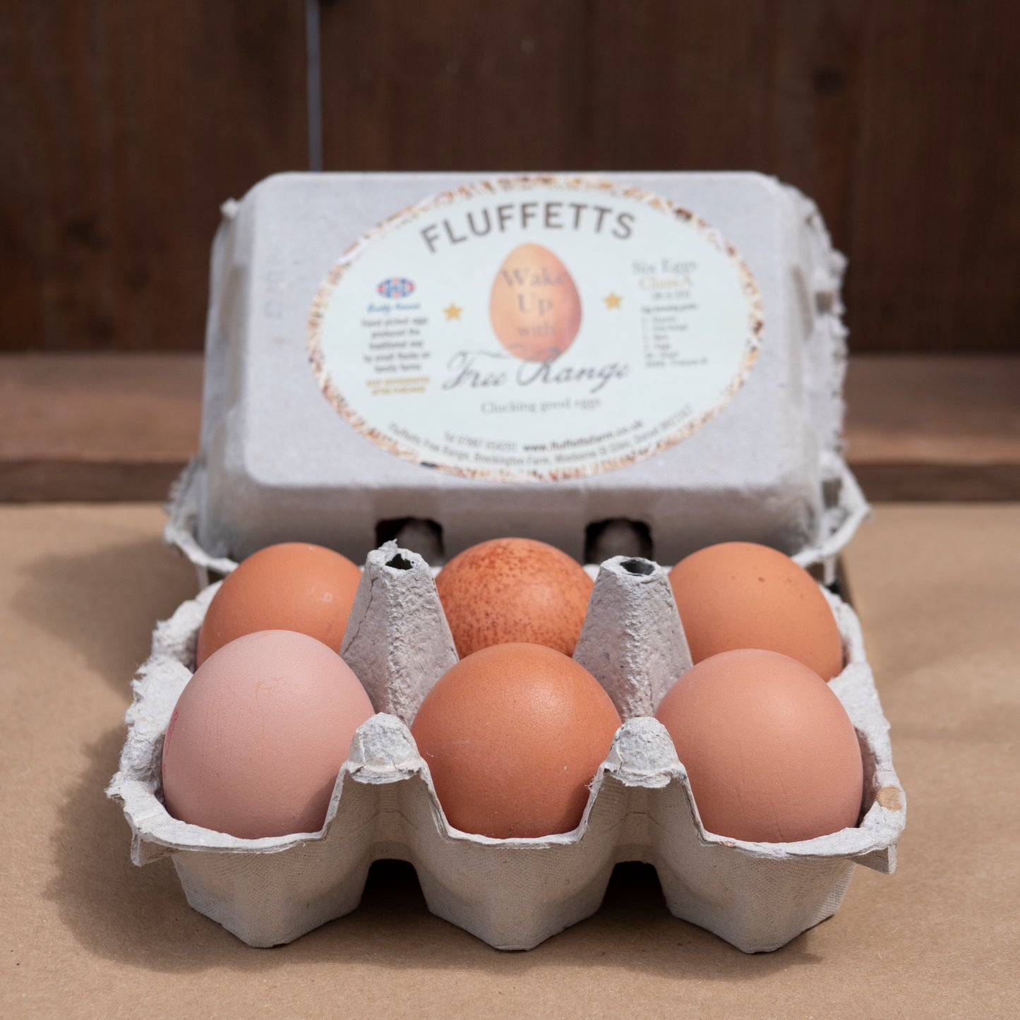 Medium Free Range Eggs - 1/2 Dozen