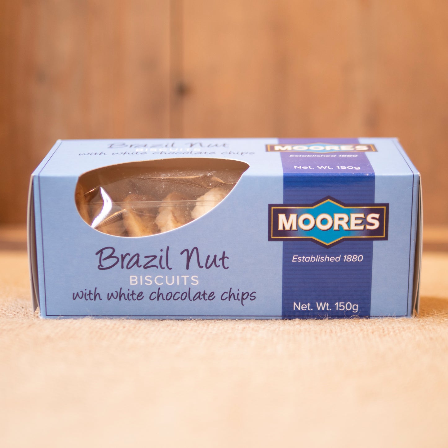 Moores Biscuits - Brazil Nut with White Chocolate Chip Biscuits