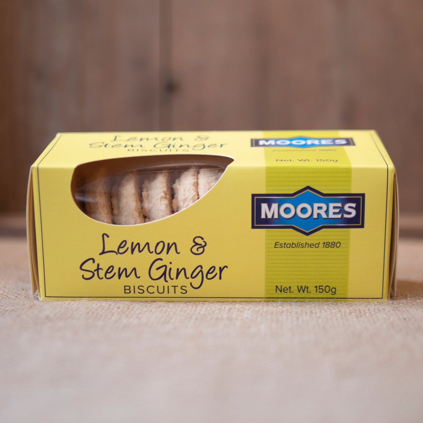 Moores Biscuits - Lemon & Stem Ginger Biscuits