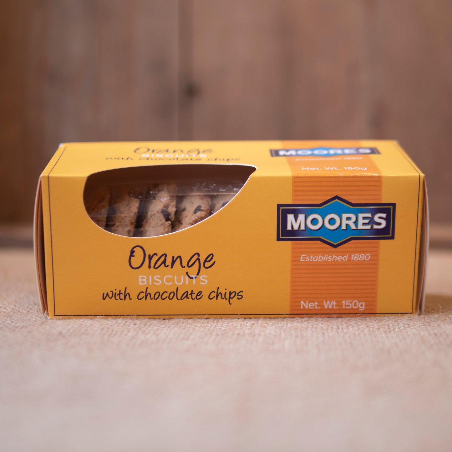Moores Biscuits - Orange Biscuits with Chocolate Chips
