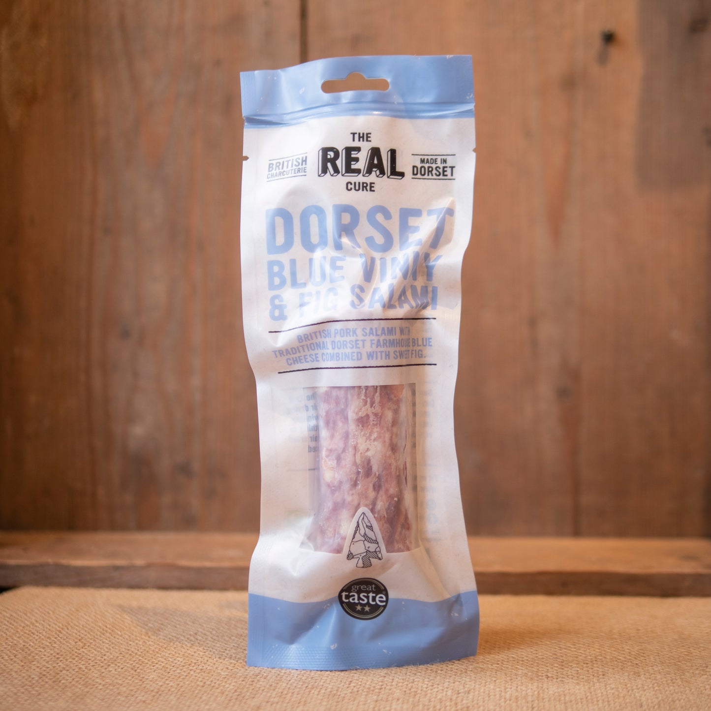 The Real Cure - Dorset Blue Vinny & Fig Salami