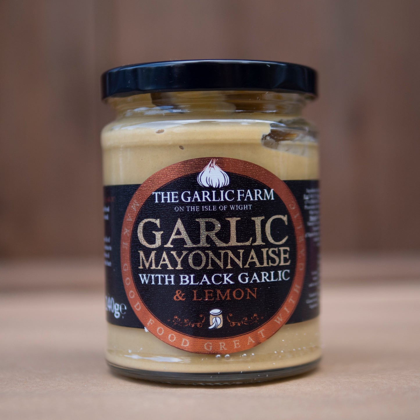 The Garlic Farm - Garlic Mayonnaise with Black Garlic & Lemon