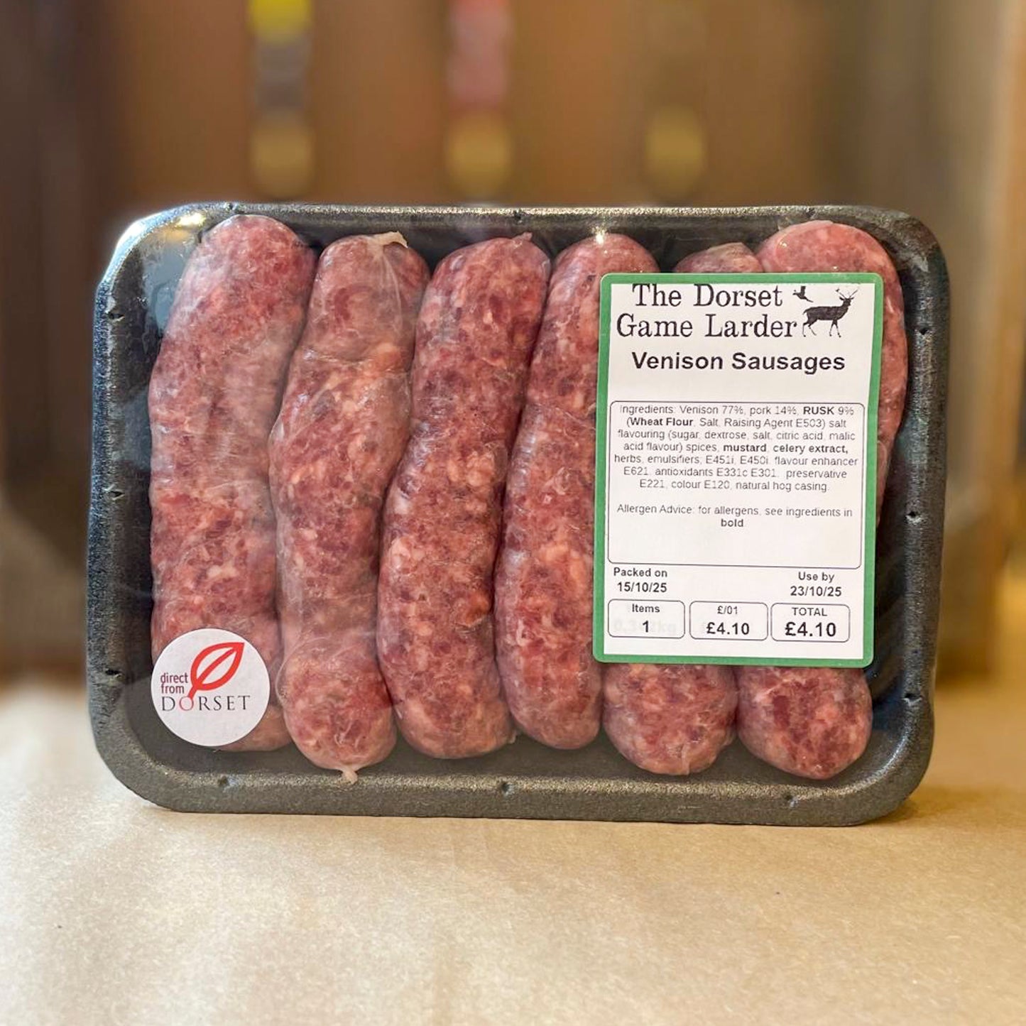 Dorset Game Larder - Venison Sausages