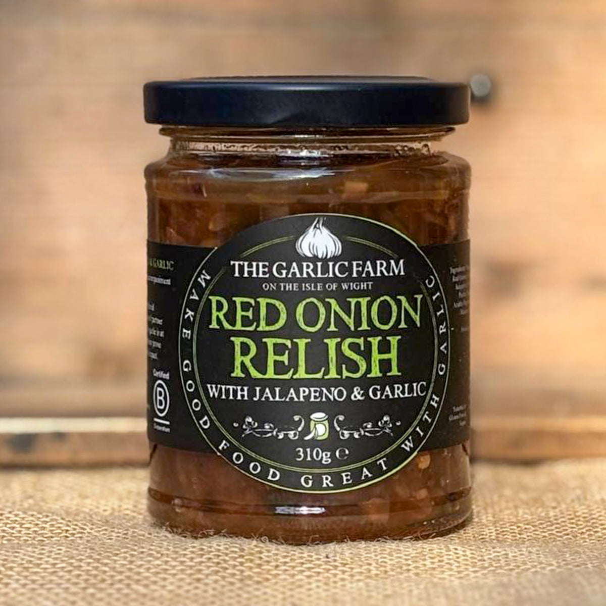 The Garlic Farm - Red Onion & Jalapeno Relish – Fluffetts Home