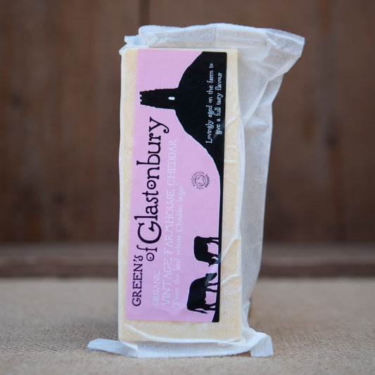 Green's of Glastonbury -  Organic Vintage Farmhouse Cheddar Cheese