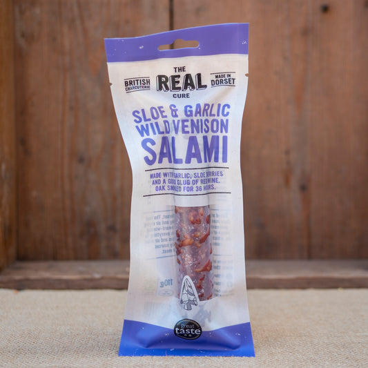 The Real Cure - Sloe & Garlic Wild Venison Salami