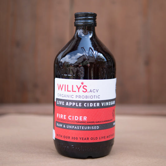 Willy’s ACV - Organic Fire Cider Apple Cider Vinegar – With Live Mother